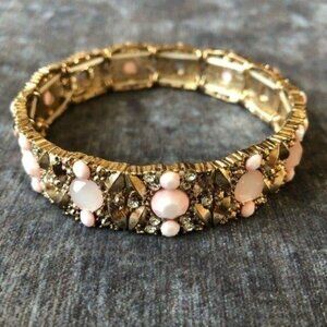 Faux Gemstone Stretch Bracelet Boho